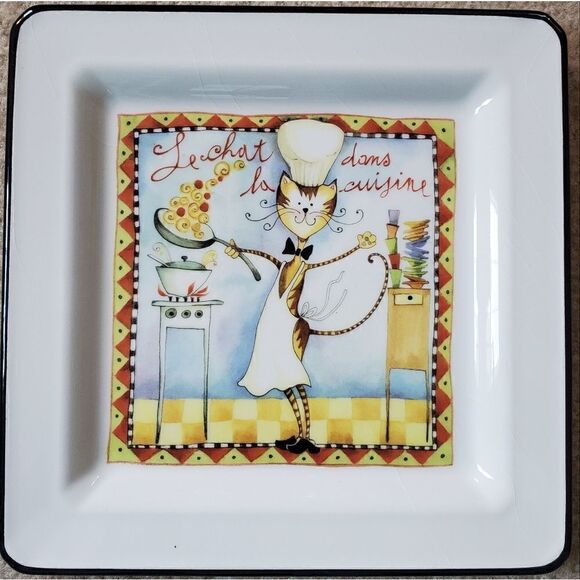BRUNELLI Large Dinner Plates  - Picture 1 of 8